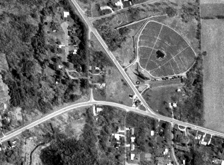West Point Drive-In Theatre - Aerial Photo - Photo From Terraserver (newer photo)